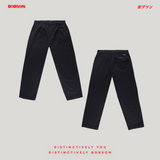 Bobson Japanese Men's Basic Non-Denim Chino Pants 207276 (Black)