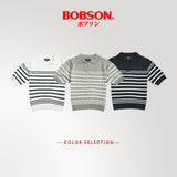 Bobson Japanese Ladies Basic Collared Shirt Slim Fit 204579 (Black)