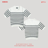 Bobson Japanese Ladies Basic Collared Shirt Slim Fit 204579 (Off White)