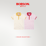 Bobson Japanese Ladies Basic Collared Shirt Regular Fit 165744 (Red)