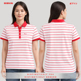 Bobson Japanese Ladies Basic Collared Shirt Regular Fit 165744 (Red)