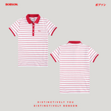 Bobson Japanese Ladies Basic Collared Shirt Regular Fit 165744 (Red)