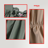 Bobson Japanese Ladies Basic Woven Shirt Boxy Fit 176438-U (Light Green)