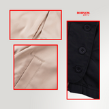 Bobson Japanese Ladies Basic Jacket Loose Fit 204801 (Black)