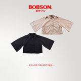 Bobson Japanese Ladies Basic Jacket Loose Fit 204801 (Black)