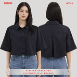 Bobson Japanese Ladies Basic Jacket Loose Fit 204801 (Black)