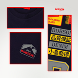 Bobson Japanese Men's Basic Tees Comfort Fit 191755-U (Navy)
