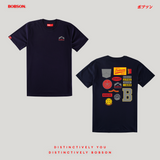 Bobson Japanese Men's Basic Tees Comfort Fit 191755-U (Navy)