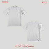 Bobson Japanese Men's Basic Tees Boxy Fit 197452 (Pigeon)