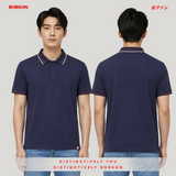 Bobson Japanese Men's Basic Collared Shirt Regular Fit 207813 (Navy)