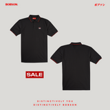 Bobson Japanese Men's Basic Collared Shirt Slim Fit 198632-U (Black)