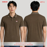 Bobson Japanese Men's Basic Collared Shirt Slim Fit 198632-U (Fatigue)