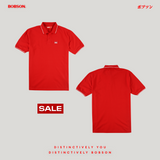 Bobson Japanese Men's Basic Collared Shirt Slim Fit 198632-U (Red)