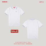 Bobson Japanese Men's Basic Collared Shirt Slim Fit 198632-U (White)
