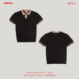 Bobson Japanese Men's Basic Collared Shirt Regular Fit 211525 (Black)