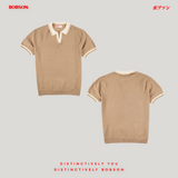 Bobson Japanese Men's Basic Collared Shirt Regular Fit 211525 (Light Brown)