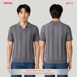 Bobson Japanese Men's Basic Collared Shirt Regular Fit 211512 (Gray)