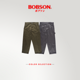 Bobson Japanese Men's Basic Denim Pants Carpent Fitting Mid Waist 210915 (Fatigue)