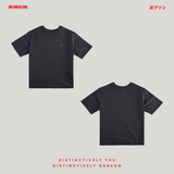 Bobson Japanese Ladies Basic Tees Loose Fit 187610 (Black)
