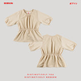 Bobson Japanese Ladies Basic Tees Relaxed Fit 188431 (Beige)
