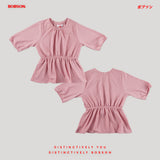 Bobson Japanese Ladies Basic Tees Relaxed Fit 188431 (Pink)