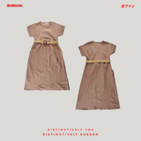 Bobson Japanese Ladies Basic Dress Regular Fit 169885 (Choco Brown)