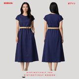 Bobson Japanese Ladies Basic Dress Regular Fit 169885 (Navy)