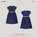 Bobson Japanese Ladies Basic Dress Regular Fit 169885 (Navy)