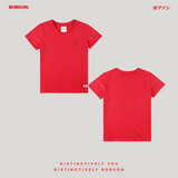 Bobson Japanese Ladies Basic Tees Regular Fit 192079 (Tango Red)