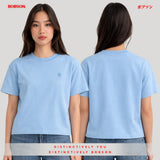 Bobson Japanese Ladies Basic Tees Loose Fit 187619 (Light Blue)