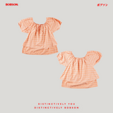 Bobson Japanese Ladies Basic Woven Shirt Boxy Fit 179124 (Coral)
