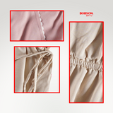 Bobson Japanese Ladies Basic Woven Shirt Boxy Fit 163924 (Old Rose)