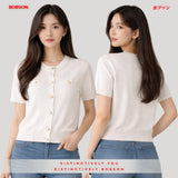 Bobson Japanese Ladies Basic Tees Slim Fit 202989 (Off White)