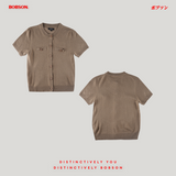 Bobson Japanese Ladies Basic Tees Slim Fit 202989 (Brown)