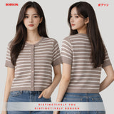 Bobson Japanese Ladies Basic Tees Slim Fit 202976 (Light Brown)