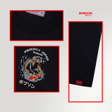 Bobson Japanese Ladies Basic Tees Relaxed Fit 188797 (Black)