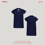 Bobson Japanese Ladies Basic Dress Regular Fit 190607 (Navy)