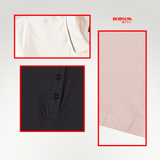 Bobson Japanese Ladies Basic Collared Shirt Regular Fit 211385 (Light Beige)