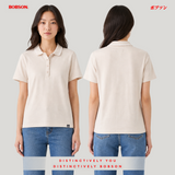 Bobson Japanese Ladies Basic Collared Shirt Regular Fit 211385 (Light Brown)