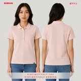 Bobson Japanese Ladies Basic Collared Shirt Regular Fit 211385 (Old Rose)