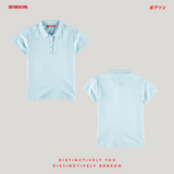 Bobson Japanese Ladies Basic Collared Shirt Regular Fit 185660 (Light Blue)