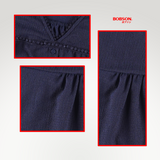 Bobson Japanese Ladies Basic Tees Boxy Fit 188397 (Navy)
