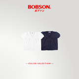 Bobson Japanese Ladies Basic Tees Boxy Fit 188397 (White)