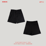 Bobson Japanese Ladies Basic Non-Denim Smart Short 202629 (Black)