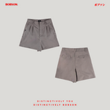 Bobson Japanese Ladies Basic Non-Denim Smart Short 202629 (Taupe)