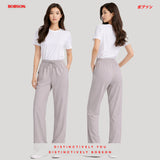 Bobson Japanese Ladies Basic Non-Denim Colored Pants 196823 (Beige)