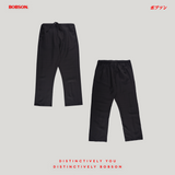 Bobson Japanese Ladies Basic Non-Denim Colored Pants 196823 (Black)