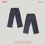 Bobson Japanese Ladies Basic Non-Denim Cargo Pants 202648 (Dark Gray)