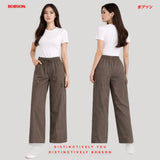 Bobson Japanese Ladies Basic Non-Denim Cargo Pants 202648 (Taupe)