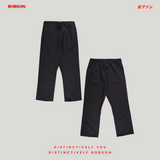 Bobson Japanese Ladies Basic Non-Denim Colored Pants 196678 (Black)